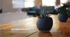 Desktop Screenshot of najwahbeauty.com